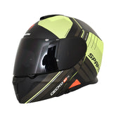 Casco Spartan Gecko Epic Gris Amarillo